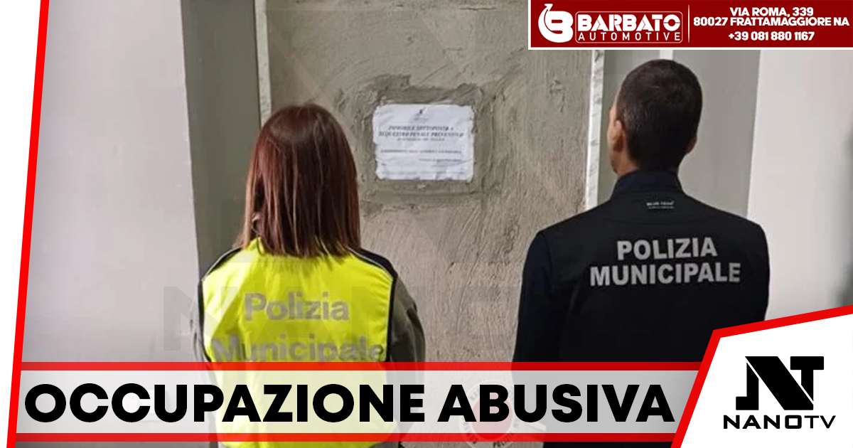 Occupazione abusiva a Chiaiano: scatta lo sgombero immediato