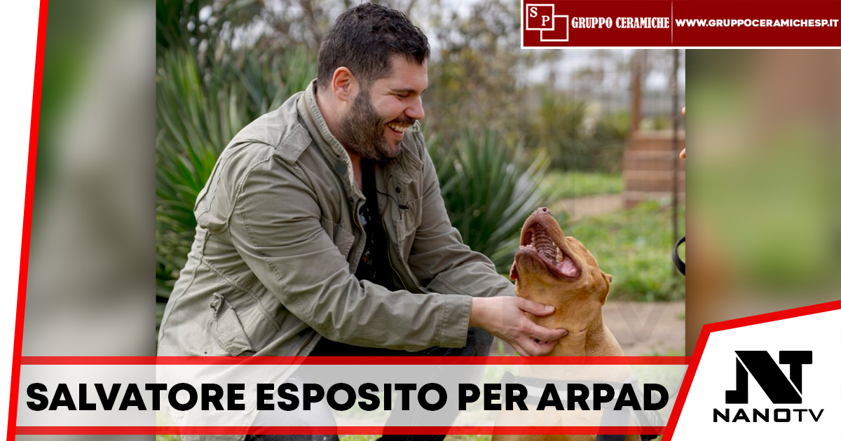 Salvatore Esposito sostiene il Rifugio A.R.P.A.D.