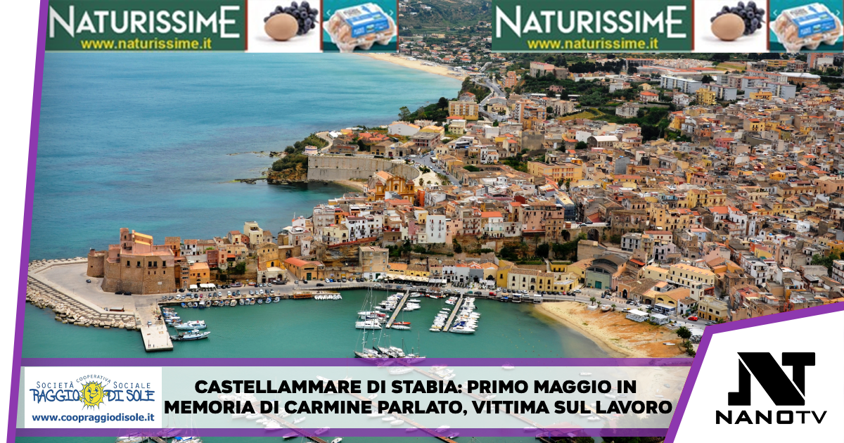 Castellammare di Stabia: Primo Maggio in memoria di Carmine Parlato, vittima sul lavoro