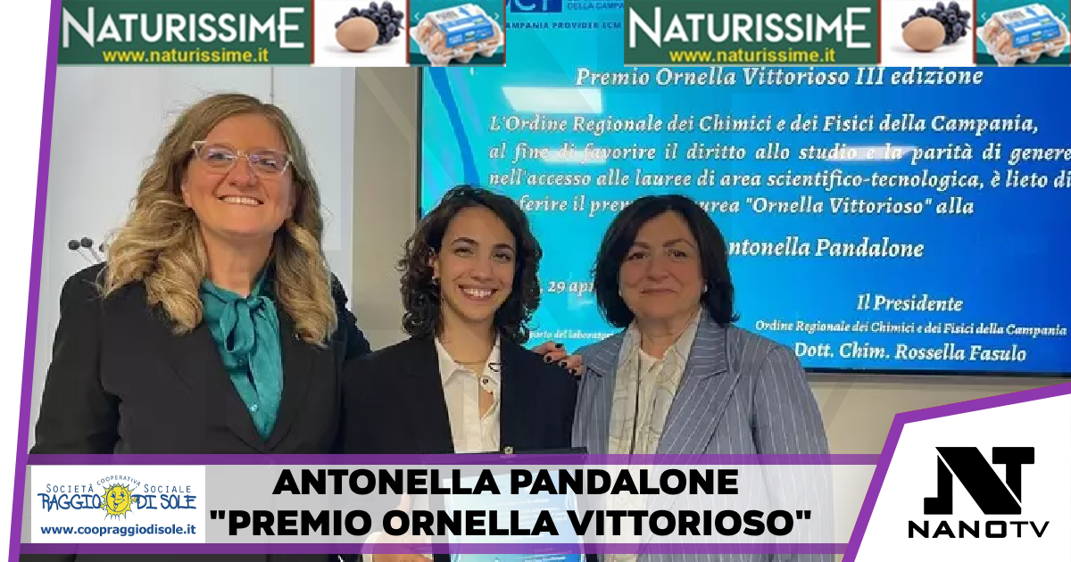 Antonella Pandalone vince il “Premio Ornella Vittorioso”