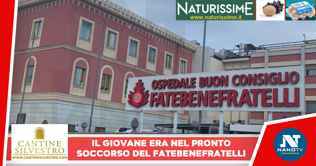 Ubriaco colpisce infermiere all’Ospedale Fatebenefratelli di Napoli: arrestato il 24 di origine srilankese