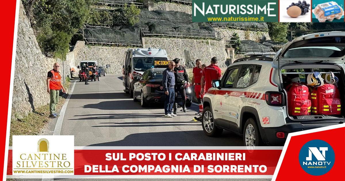 Centauro 30enne perde la vita sulla statale Meta-Amalfi