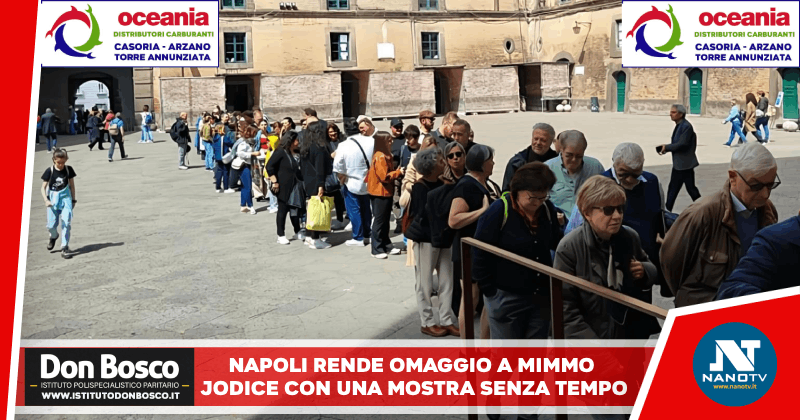 Napoli celebra Mimmo Jodice: folla e applausi per il debutto della mostra “Napoli Metafisica” al Castel Nuovo