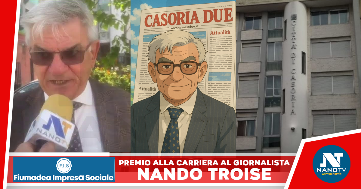 Premio alla carriera al giornalista Nando Troise, un orgoglio anche per la redazione di NANOTV