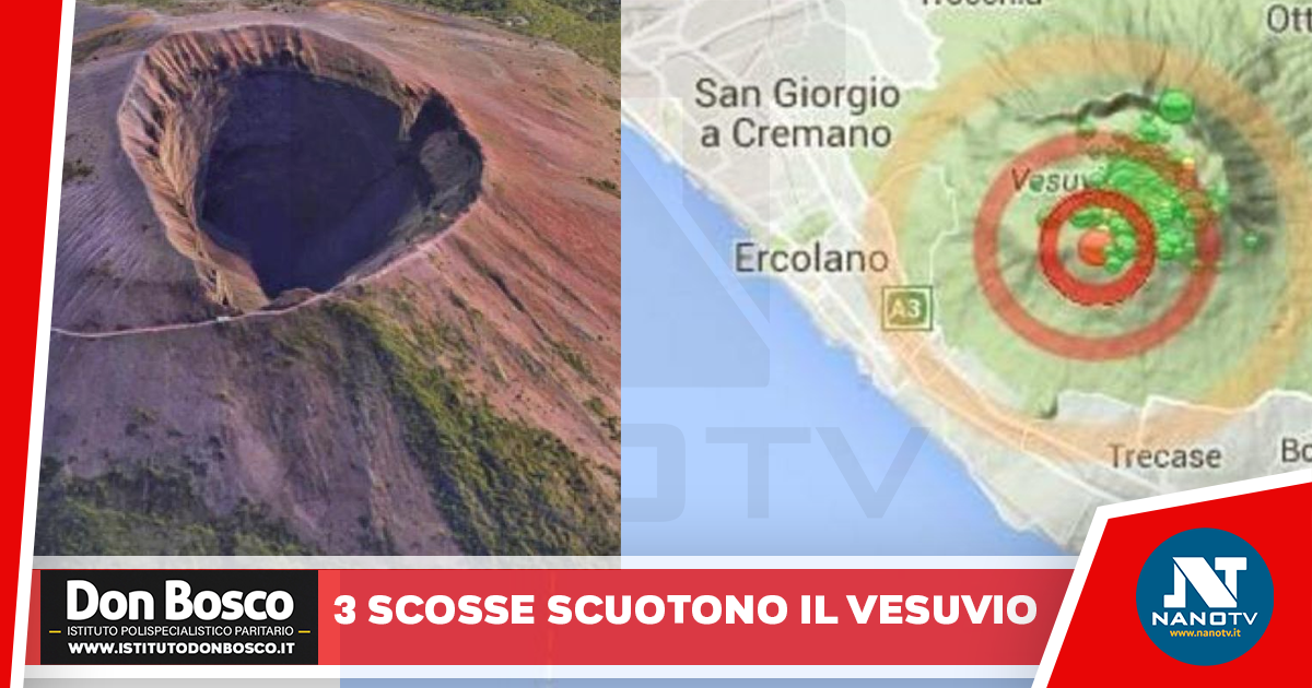 Terremoto con epicentro nel cratere del Vesuvio: 3 scosse hanno preoccupato anche chi stava festeggiando la pasquetta nell’area