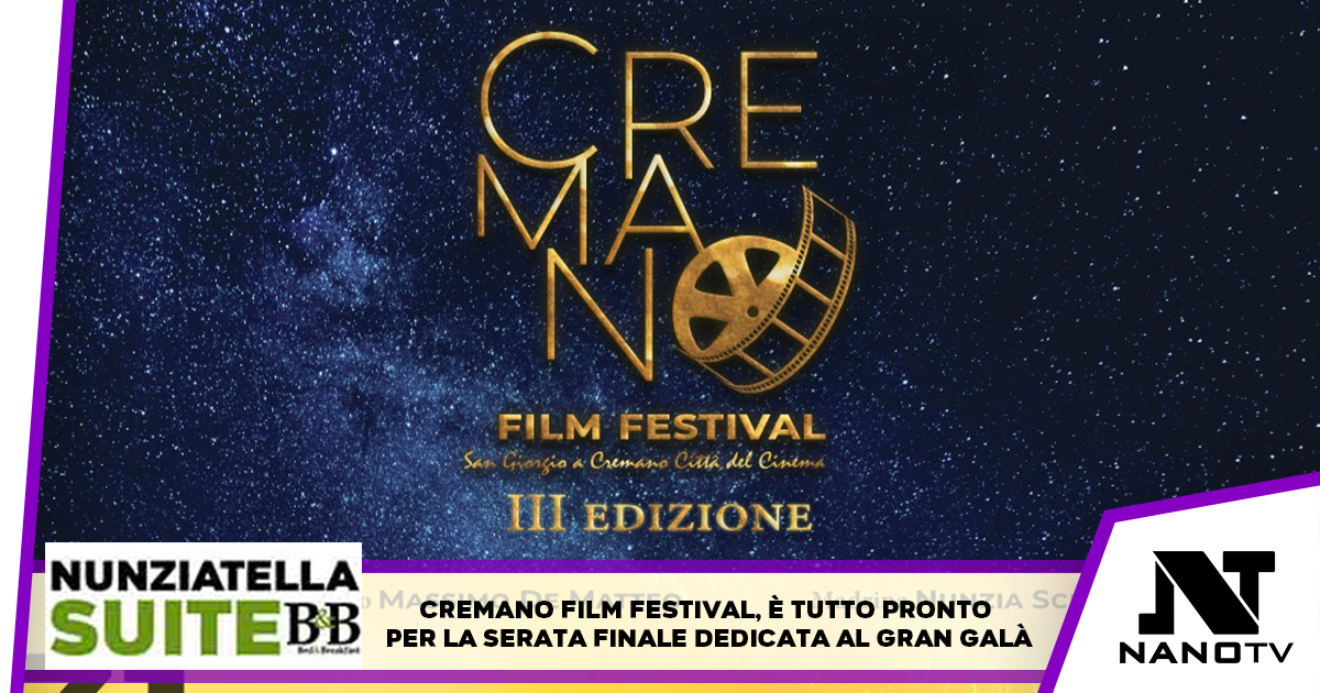 Cremano Film Festival, il 31 maggio Gran Galà a Villa Vannucchi con attori, registi e produttori italiani