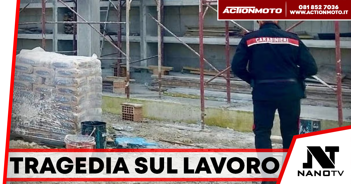 Tragico incidente sul lavoro a Scafati: operaio muore cadendo da una scala