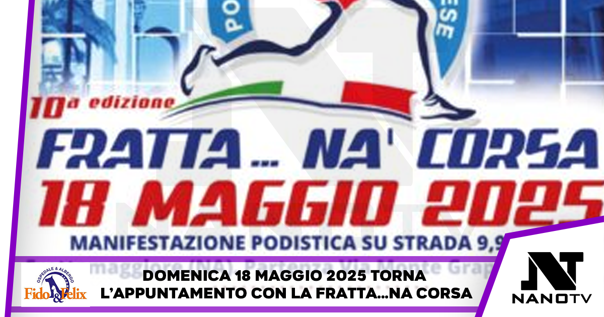 Fratta…na Corsa 2025: decima edizione all’insegna dello sport e della solidarietà
