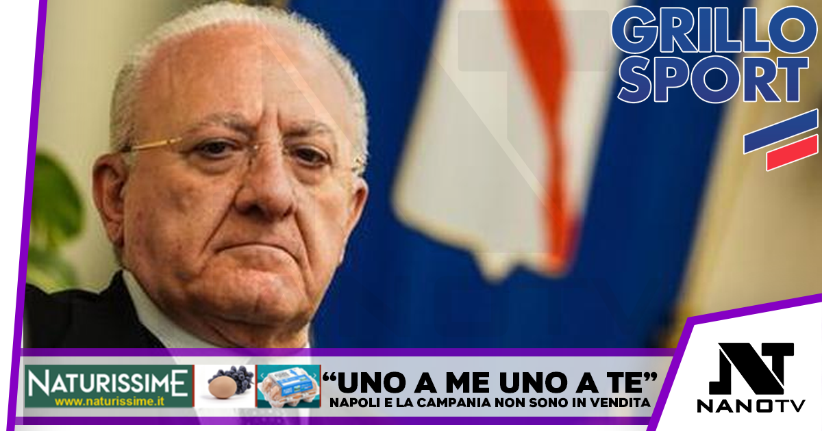 De Luca: la Campania non si vende, non lasceremo governare i “Ciucci”