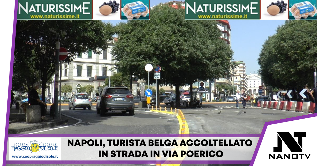 Napoli, turista belga accoltellato senza motivo in via Poerio: 10 giorni di prognosi