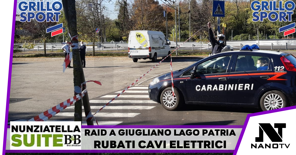 Giugliano. Appena terminati i lavori per la pubblica illuminazione: rubati tutti i cavi elettrici