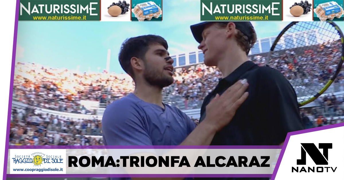Tennis:a Roma trionfa Alcaraz