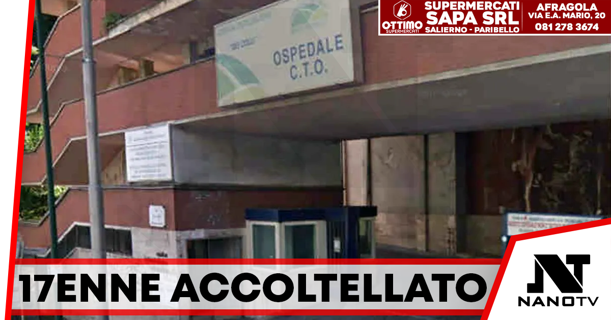 Secondigliano, accoltellato nella notte un 17enne: è grave ma stabile