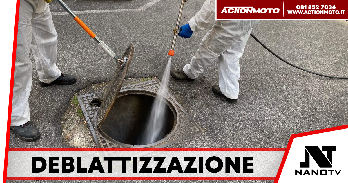 Caivano, interventi di deblattizzazione in orario notturno: ecco quando