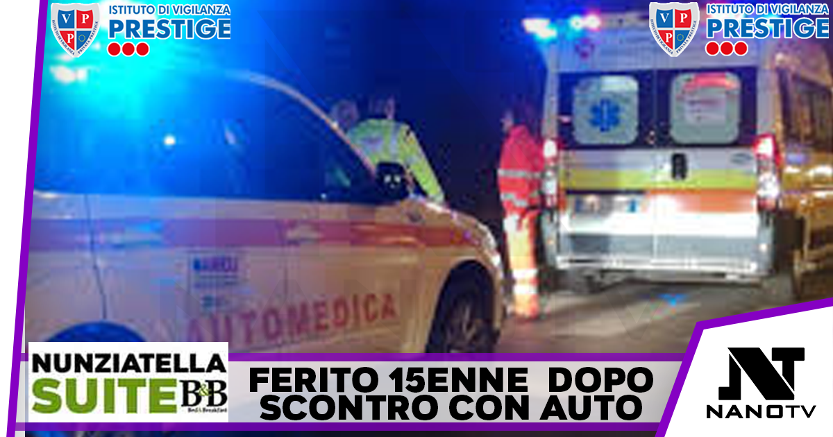 Arzano. Centauro 15enne ferito dopo scontro con veicolo che non si ferma per i soccorsi. Sul posto i Carabinieri di Casoria