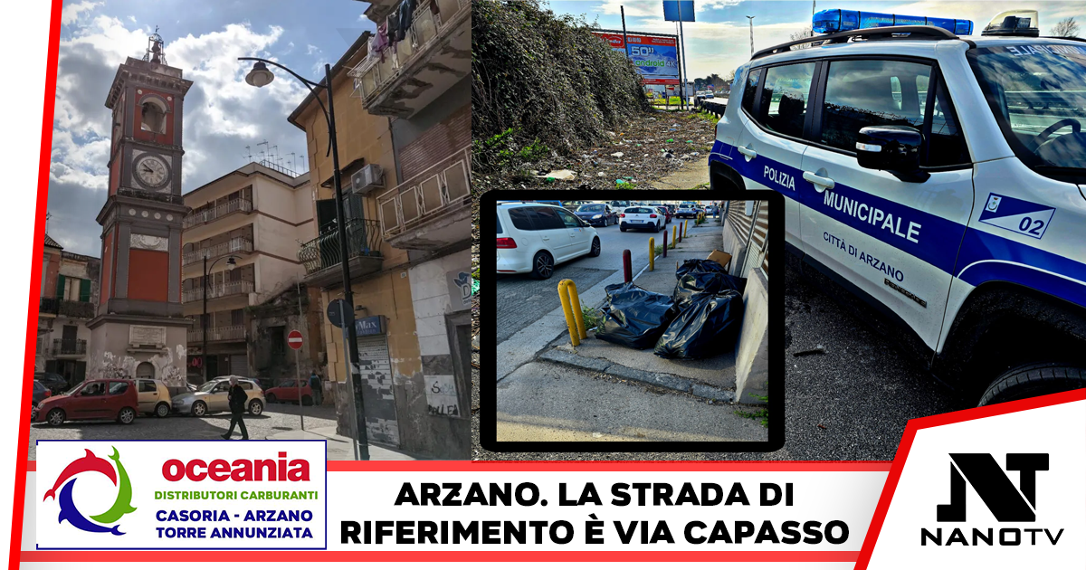 Arzano. Dismette la fabbrica e getta per strada i rifiuti, denunciato dalla polizia locale.