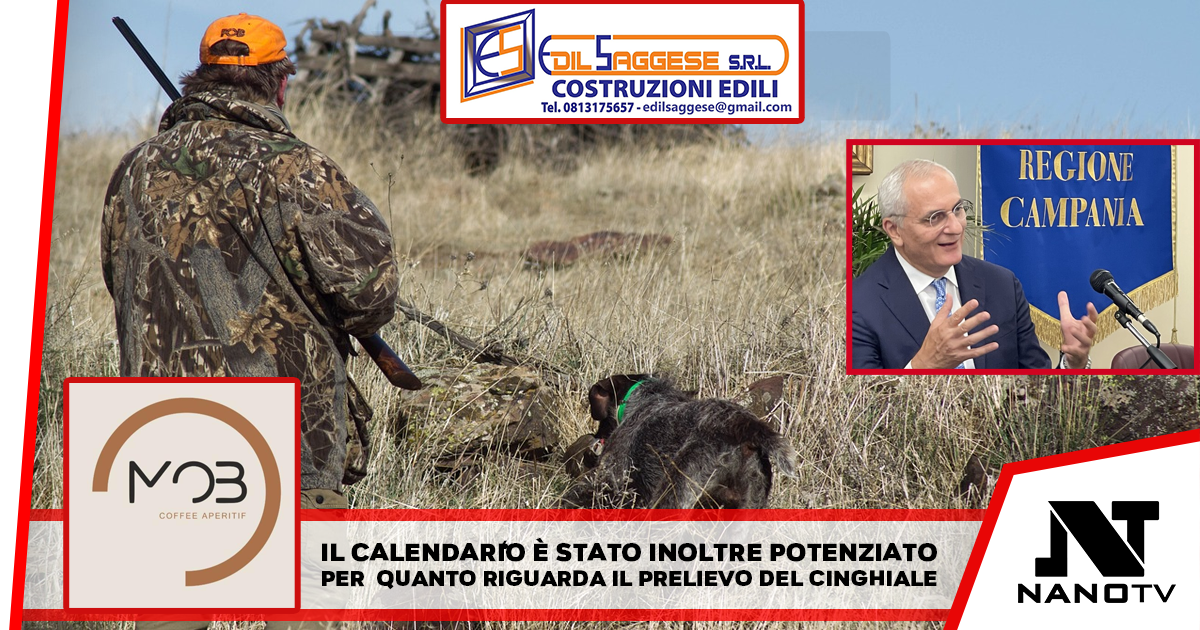 Campania, approvato il calendario venatorio 2025/2026: