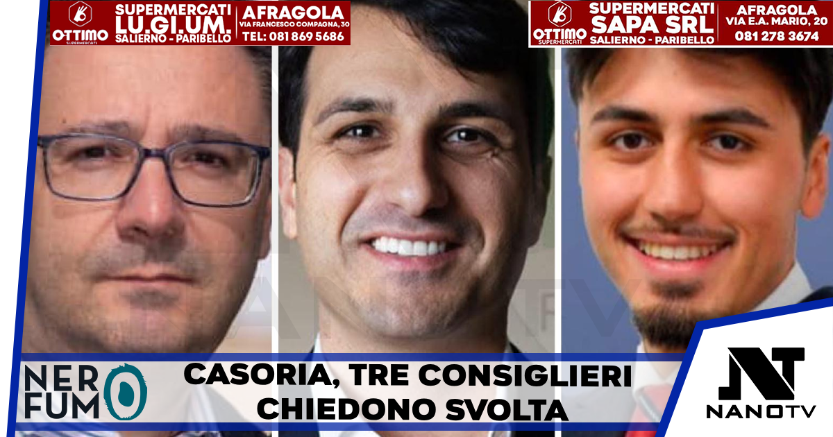 Casoria, tre consiglieri chiedono un cambio di passo all’amministrazione: “Serve una svolta concreta”