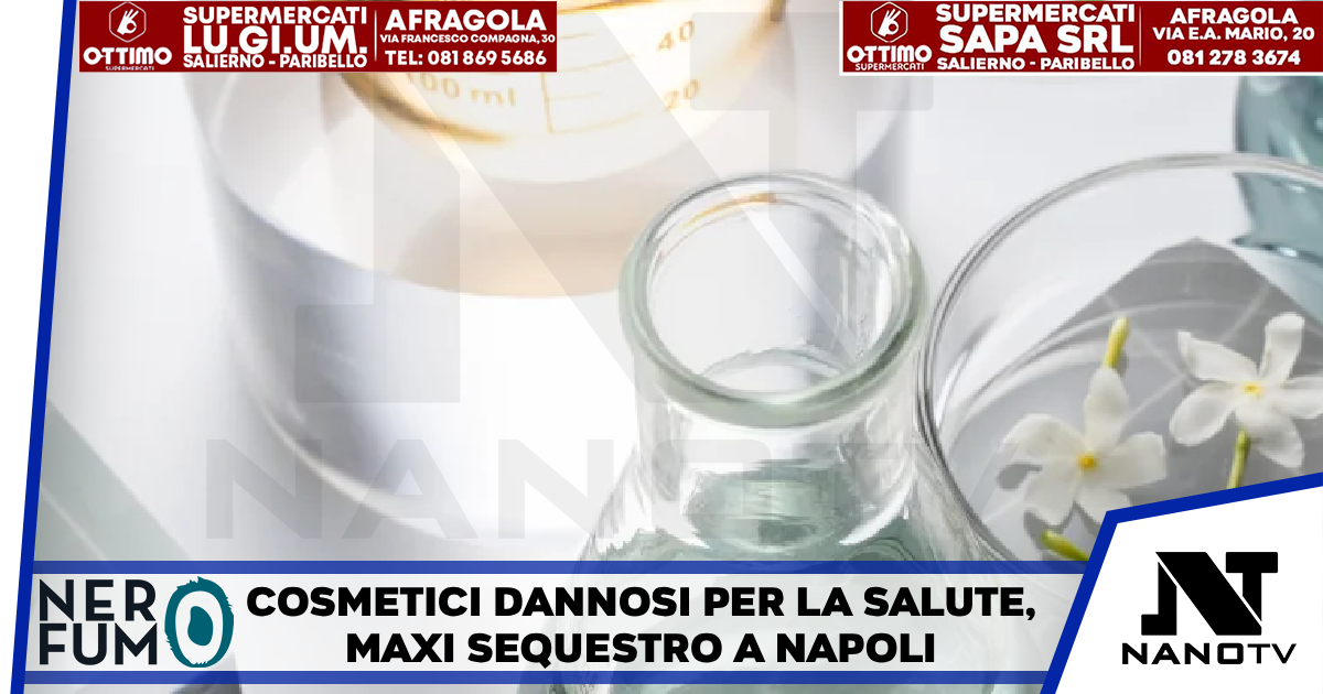 Cosmetici dannosi per la salute, maxi sequestro a Napoli Commerciante cinese denunciato dalla Guardia di Finanza