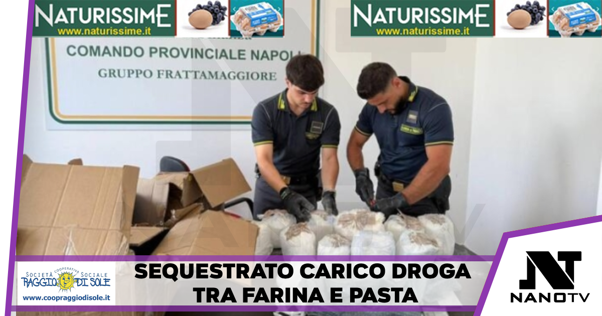 equestrato carico di droga tra farina e pasta diretta negli Usa In pacchi culinari 100 kg ketamina, usata per la “cocaina rosa”