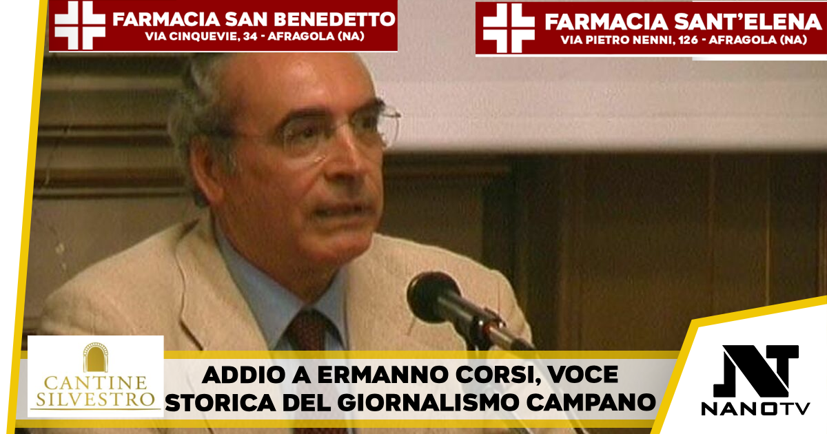 Morto Ermanno Corsi, il cordoglio dell’Ordine dei Giornalisti della Campania