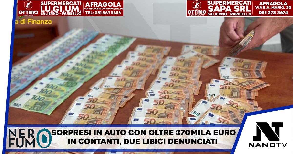 Sorpresi in auto con oltre 370mila euro in contanti Due libici denunciati dai Carabinieri a Casalnuovo