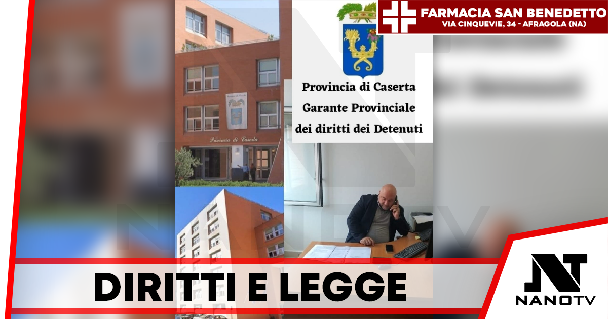 Caserta, il Garante dei detenuti traccia il primo bilancio: “Legalità e dignità vanno difese ogni giorno”