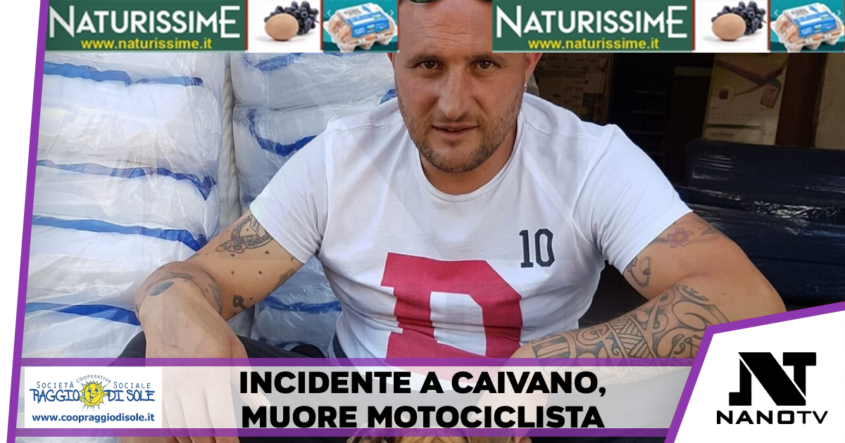 Incidente a Caivano, muore motociclista