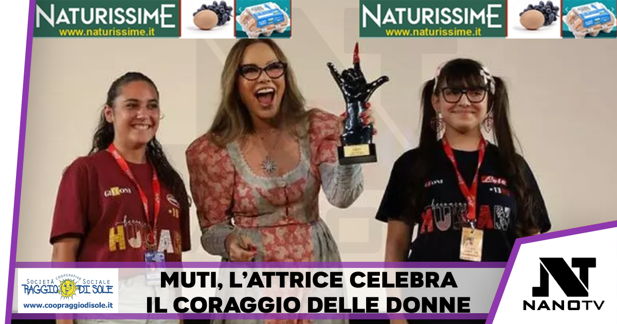 Muti, l’attrice celebra il coraggio delle donne