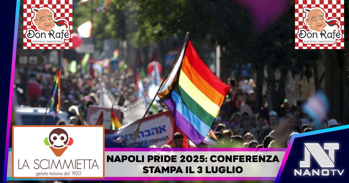 Napoli Pride 2025: conferenza stampa di presentazione giovedì 3 luglio