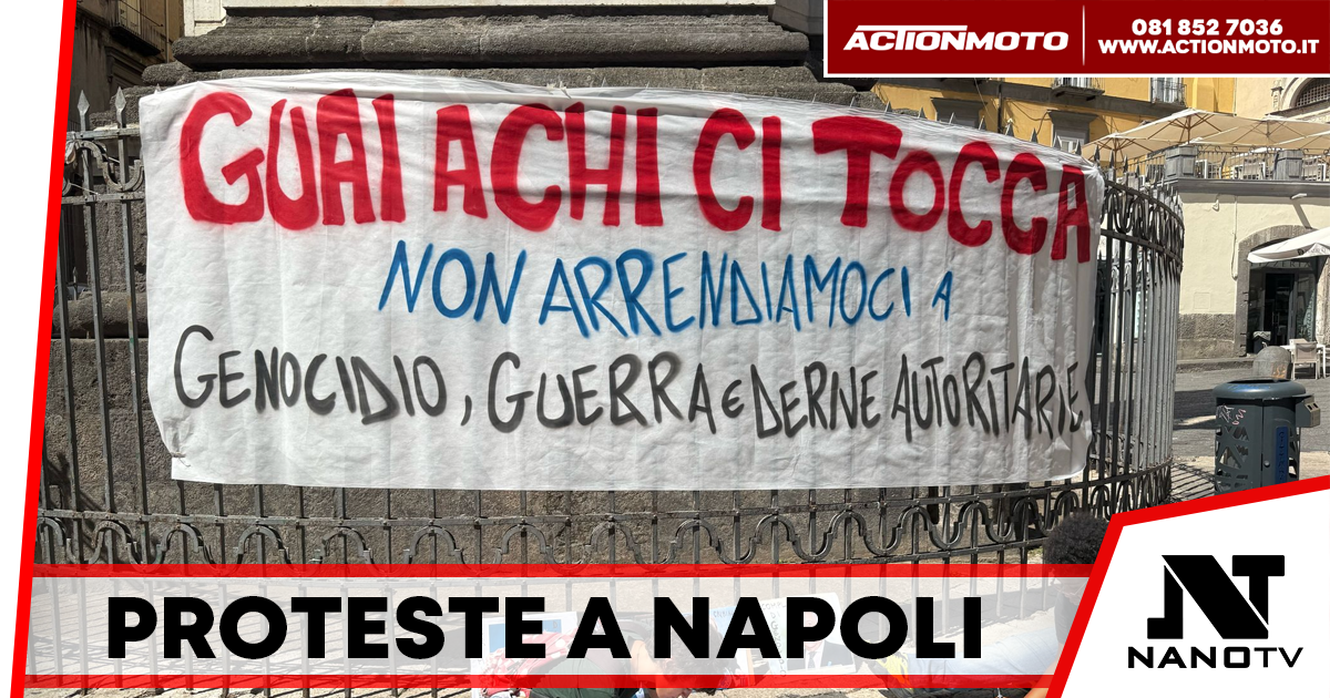 Napoli, nove attivisti denunciati: proteste contro governo e NATO