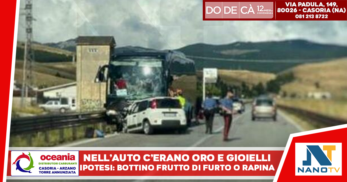 Incidente a Rivisondoli, morti due 40enni di Marano: nell’auto c’erano oro e gioielli