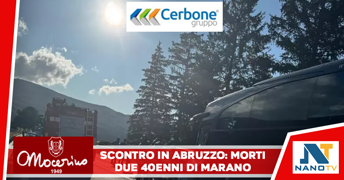 Tragico scontro in Abruzzo: due quarantenni di Marano muoiono in incidente con un bus