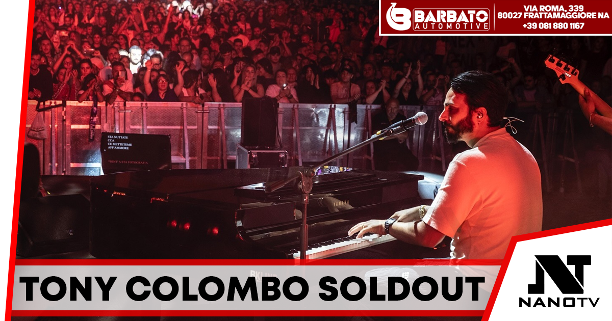 Tony Colombo, Europe Tour 2025: nuovi sold out a Mondragone e Montesarchio