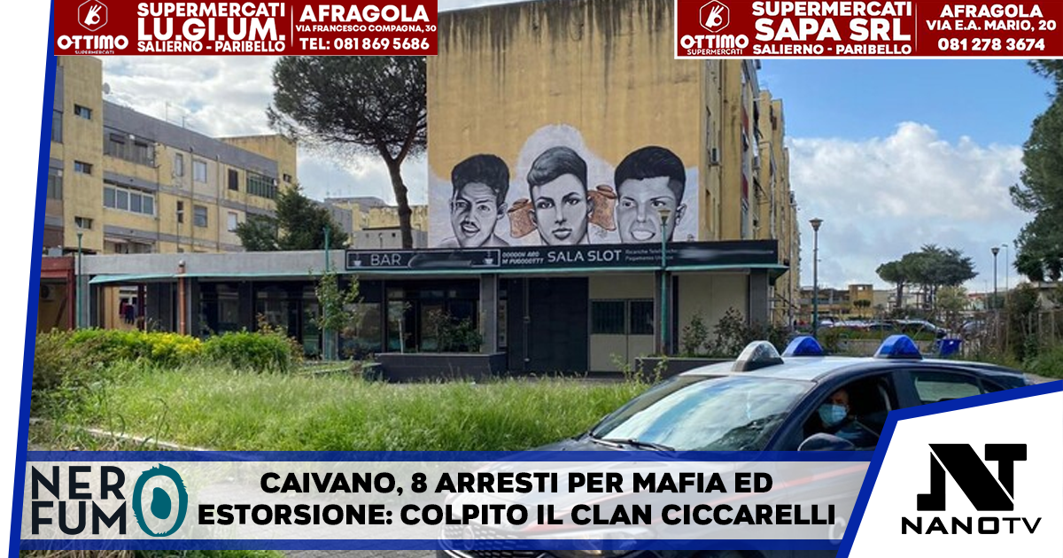 Caivano, blitz dei Carabinieri: 8 arresti per mafia ed estorsione. Nel mirino il clan Ciccarelli