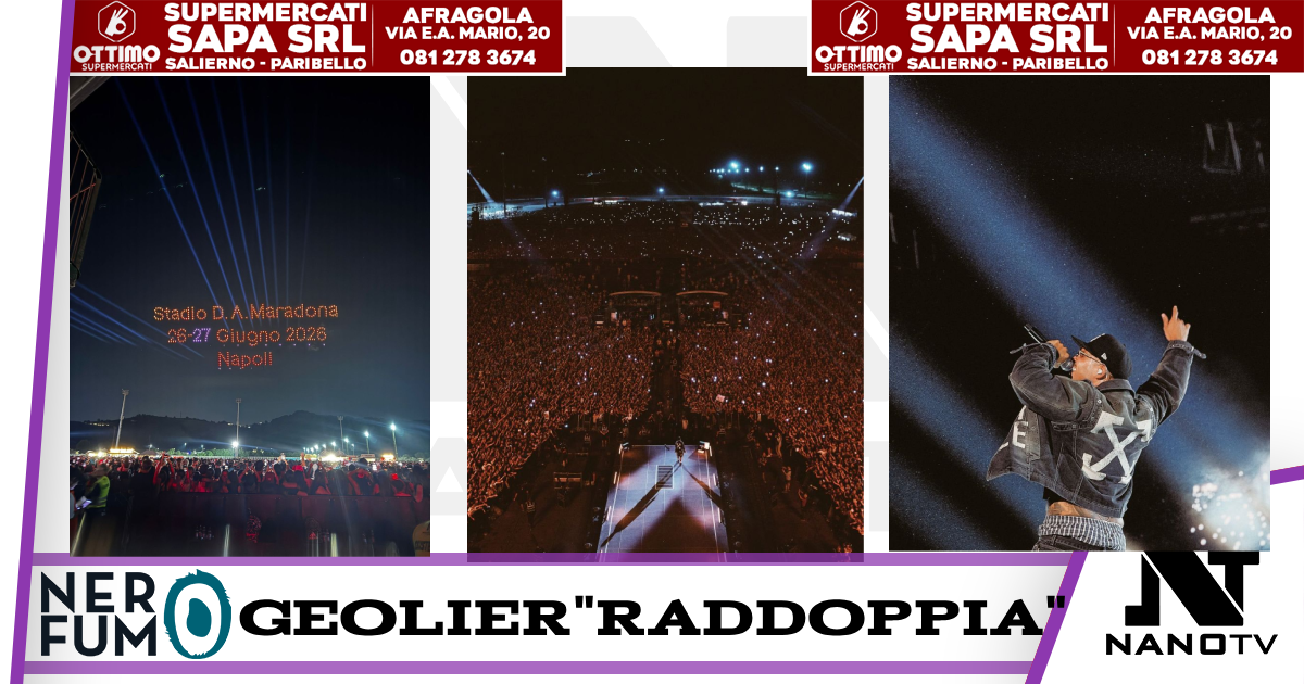 Geolier si”prende” di nuovo Napoli e raddoppia la data