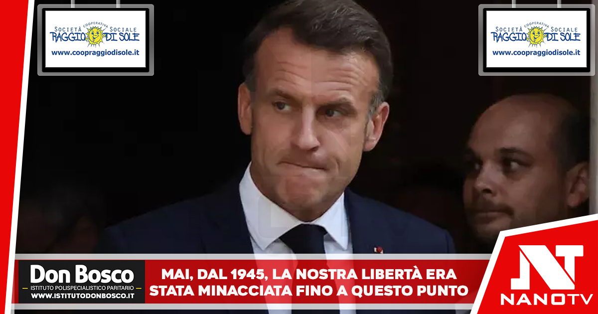 Macron: ‘Europa mai così in pericolo dal 1945’  ‘Dobbiamo difenderci da soli, raddoppierò le risorse per la difesa’