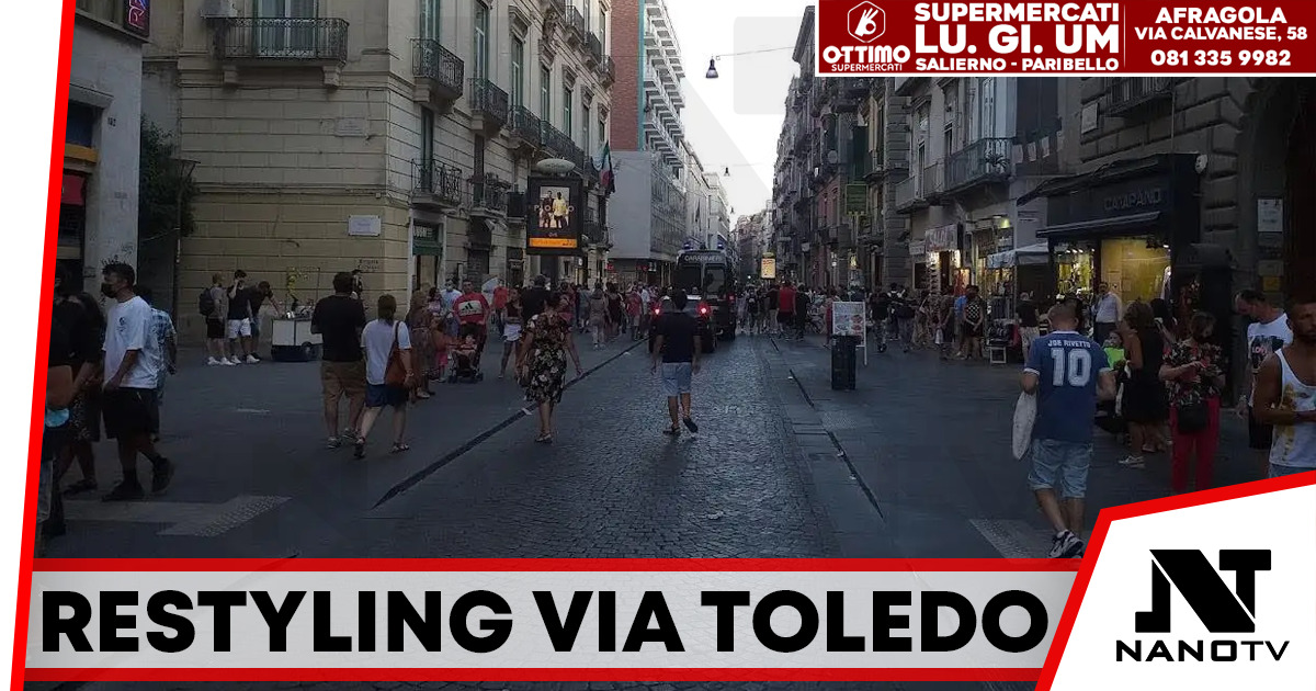 Napoli, via Toledo: restyling in arrivo per la strada simbolo della città