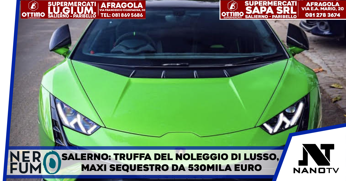 Salerno: finta società di noleggio auto di lusso, maxi sequestro da 530mila euro a due imprenditori