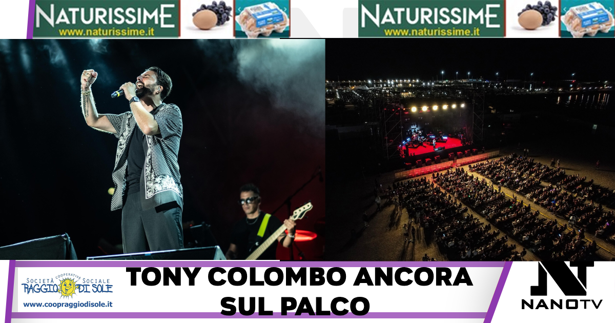 TONY COLOMBO DOPO IL SUCCESSO DI TERMOLI, TORNA SUL PALCO