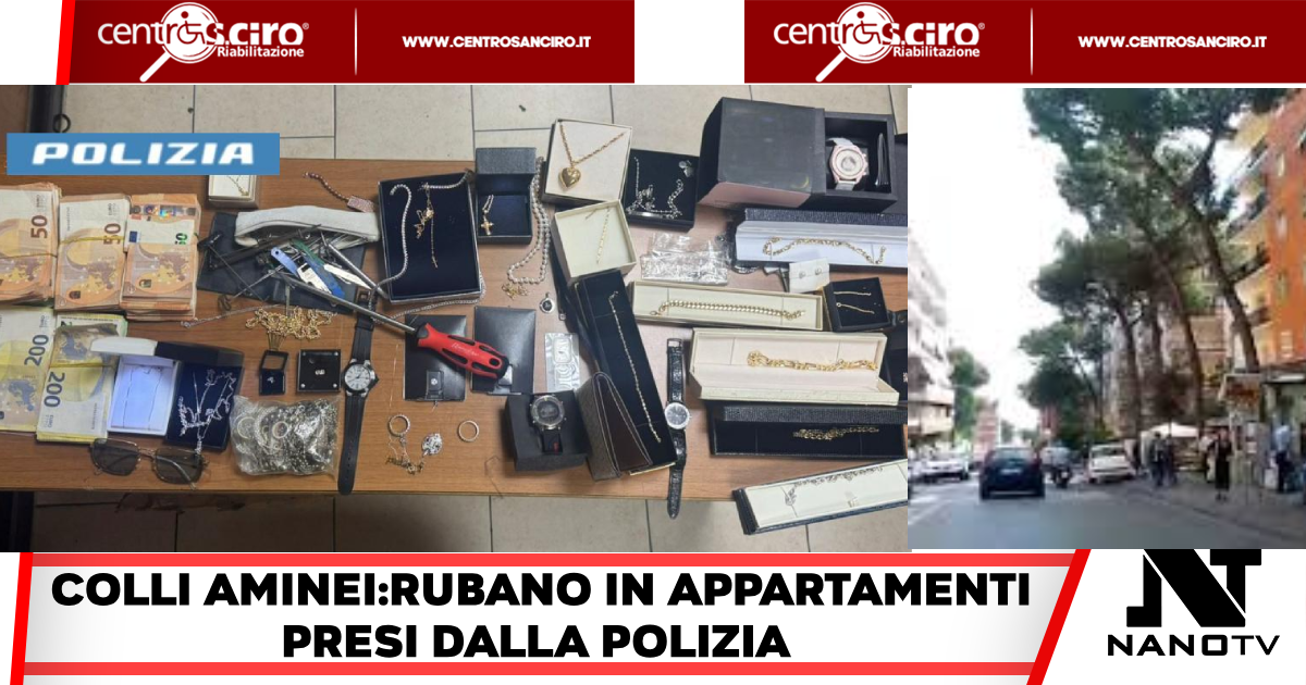 Napoli-Colli Aminei: rubano in un appartamento. Immediato l’intervento della Polizia di Stato, arrestati tre soggetti.