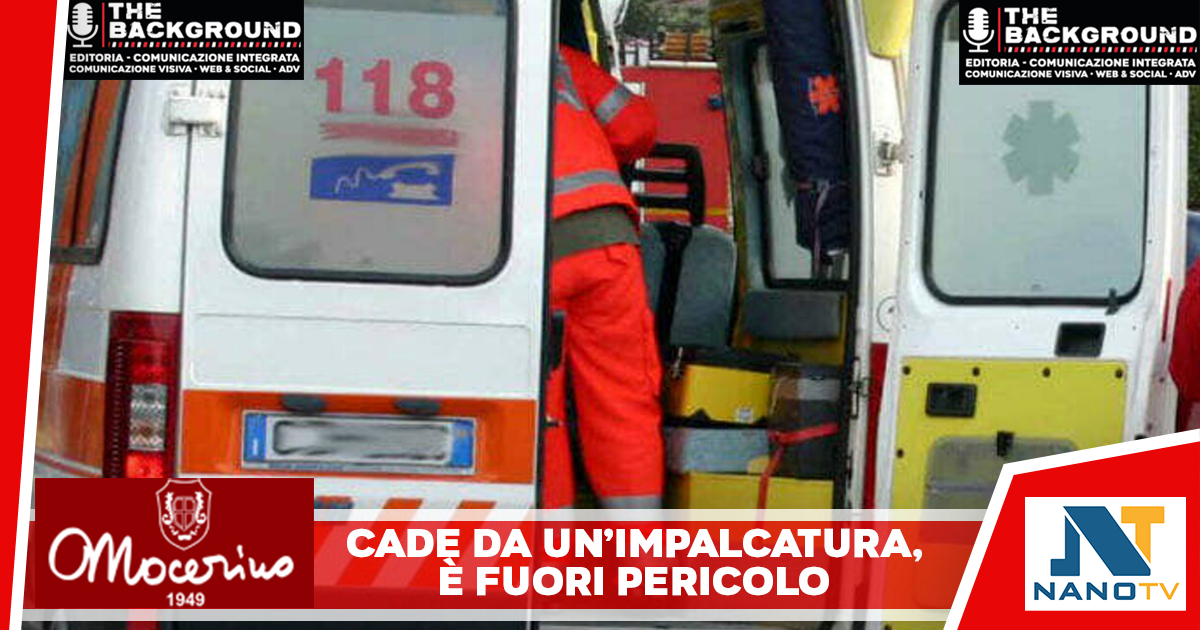 Santa Maria a Vico, migliorano le condizioni dell’operaio caduto da un’impalcatura