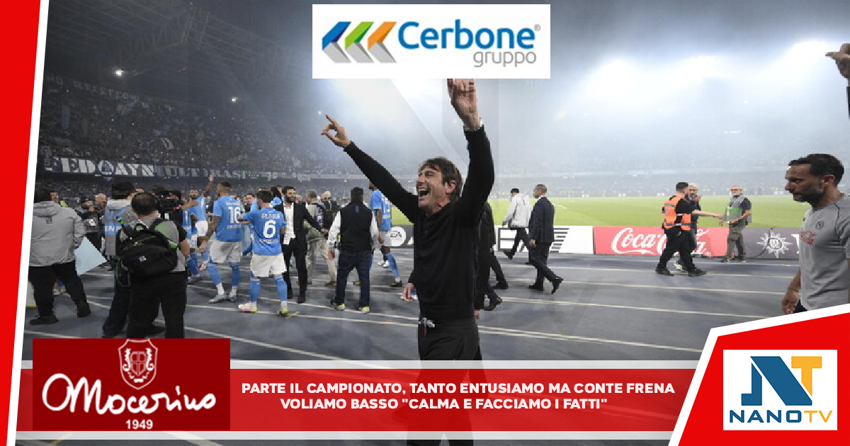 Parte il campionato, tanto entusiamo ma Conte frena, voliamo basso “Calma e facciamo i fatti”.Col Sassuolo Lucca al posto di Lukaku