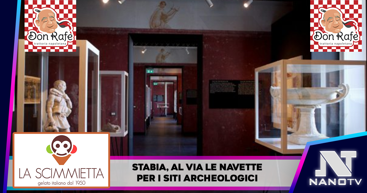 Castellammare di Stabia, istituite Navette per i Siti Archeologici di Stabia