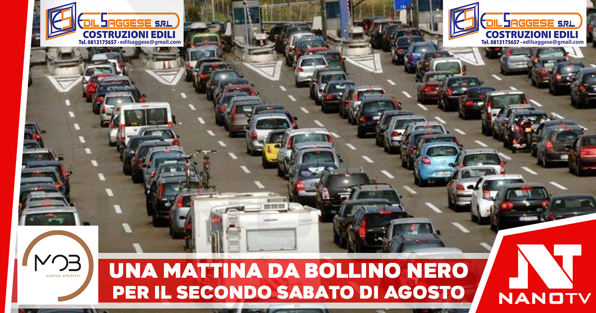 Esodo estivo: sabato da bollino nero, sulle strade 13 milioni di auto