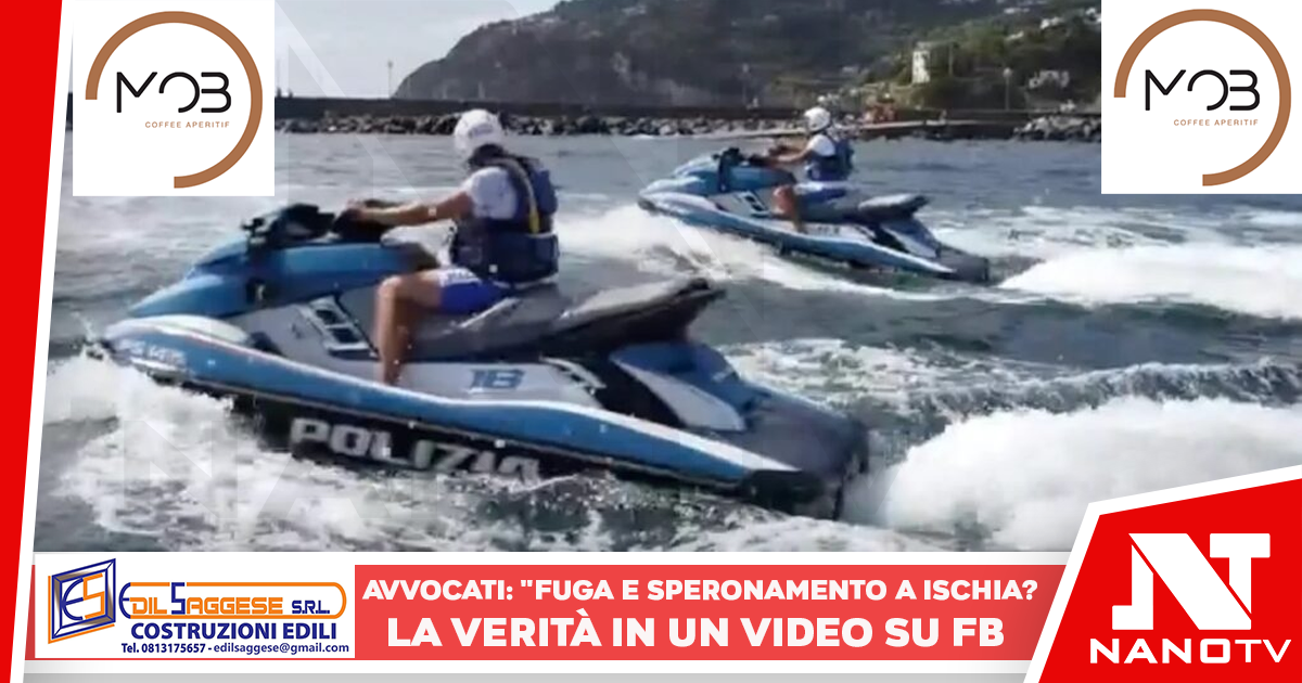 Sperona acquascooter della Polizia, arrestato a Ischia Gli avvocati: “La verità è in un video su Facebook”