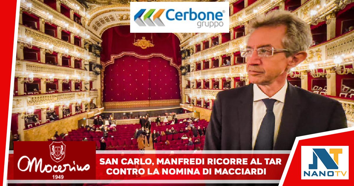 San Carlo, Manfredi ricorre al Tar contro la nomina di Macciardi Il sindaco di Napoli contesta la scelta del nuovo sovrintendente