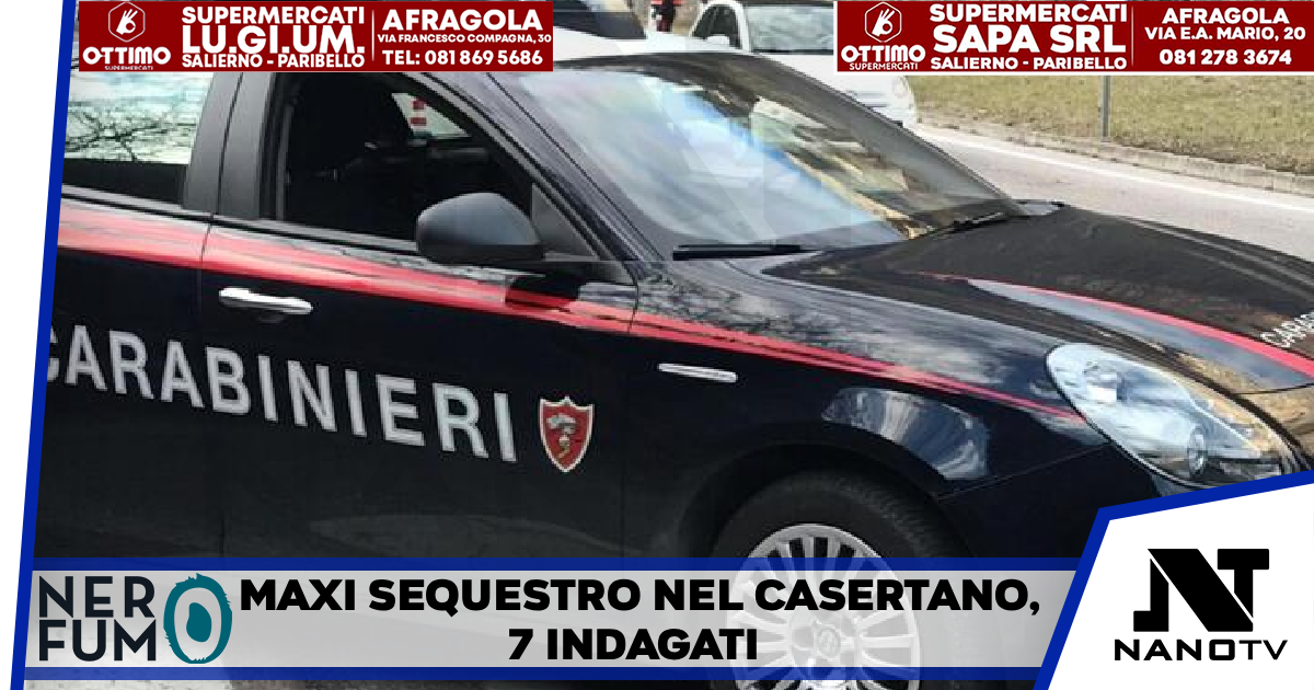 Maxi sequestro dei carabinieri nel Casertano, 7 indagati Sigilli della Dda a tre tabaccherie per un milione di euro