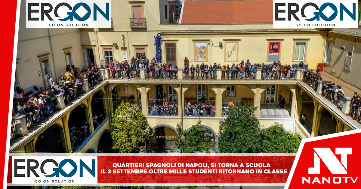 Quartieri Spagnoli di Napoli si torna a scuola il 2 settembre Oltre mille studenti ritornano in classe alla Fondazione Foqus