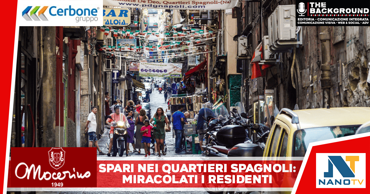 Napoli, colpo di pistola a Montecalvario: miracolosi nessun ferito